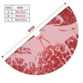 thumbnail image 2 of KLL 48" Christmas Tree Skirt Striped Meat Xmas Tree Skirts Mat for New Year Xmas Holiday Party Indoor Outdoor Home Decoration, 2 of 5