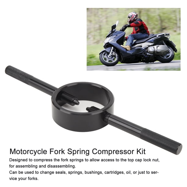 Kit Outils Compresseur Ressort Fourche Moto Aluminium 6061 - Entretien Suspension Moto
