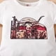 thumbnail image 5 of Gibobby Conjunto de sudadera y pantalón para niños Conjunto de ropa de verano para niñas pequeñas con estampado de y letras de manga corta, 2 uds.(Blanco, 8-9 Años), 5 of 5