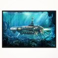 thumbnail image 2 of Designart - Fantastic Submarine - Abstract Framed Canvas Art Print, 2 of 4