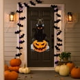 thumbnail image 5 of PEIBang Halloween Door Hanging Sign,Front Door Hanger Wreath Decor Indoor Outdoor Decor,Welcome Sign for Home Decorations Party Supplies, 5 of 6