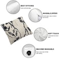 thumbnail image 4 of SHANXI  Ink and Wash Dog Bule Throw Pillow Cover,Case Outdoor Decoration for Sofa Couch Farmhouse 18x18in, 4 of 5