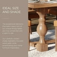 thumbnail image 6 of Maven Lane Leon Traditional Wooden Dining Table in Antiqued Brown Finish, 6 of 7