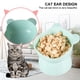 thumbnail image 5 of Cuencos elevados de cerámica para gatos, cuenco elevado para comida y agua para gatos, cuenco inclinado para proteger la columna vertebral, 5 of 5