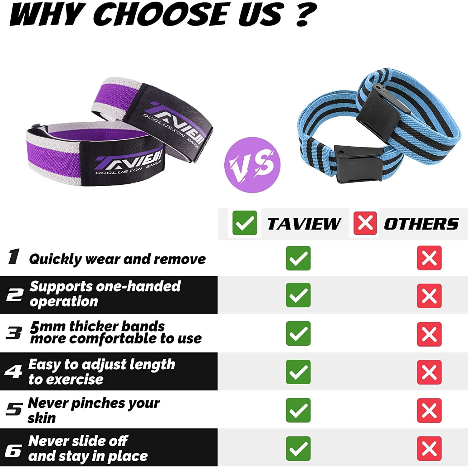 JJEAN-Occlusion Bands for Women Glutes & Hip Building, Blood Flow Restriction Bands BFR Bundle Booty Bands, Best Fabric Resistance Bands for Exercising Your Butt, Squat, Thigh, Fitness