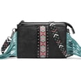 thumbnail image 4 of SENDEFN Fashion Fringe Crossbody Bag with Rivets Western Women Purse Vegan Leather Shoulder Bag with Tassel, 4 of 8
