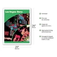 thumbnail image 2 of Las Vegas Reno - Nevada - Vintage Airline Travel Poster - Fine Art Matte Paper Print (Unframed) 20x26in, 2 of 4