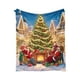 thumbnail image 2 of Seyotauo Christmas Throw Blanket,Christmas Decorations Gifts for Women, Flannel Fleece Winter Holiday Blanket,Fluffy Cozy Soft Christams Throws for Couch Sofa Bed, 27.5" X 39", 2 of 7