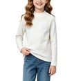 thumbnail image 5 of YUANxueke Boys Cotton Tee Shirts Casual Long Sleeve Crewneck Basic Solid Color Soft Comfy T-shirts for 4-16 Years, 5 of 8