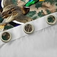 thumbnail image 4 of jejeloiu Rustic Camo Black Out Curtains,Mallard Duck Curtains Pack of 2 (42x63 Each),Green Brown Bedroom Curtains For Teens,Luxury Bedroom Decor, 4 of 6