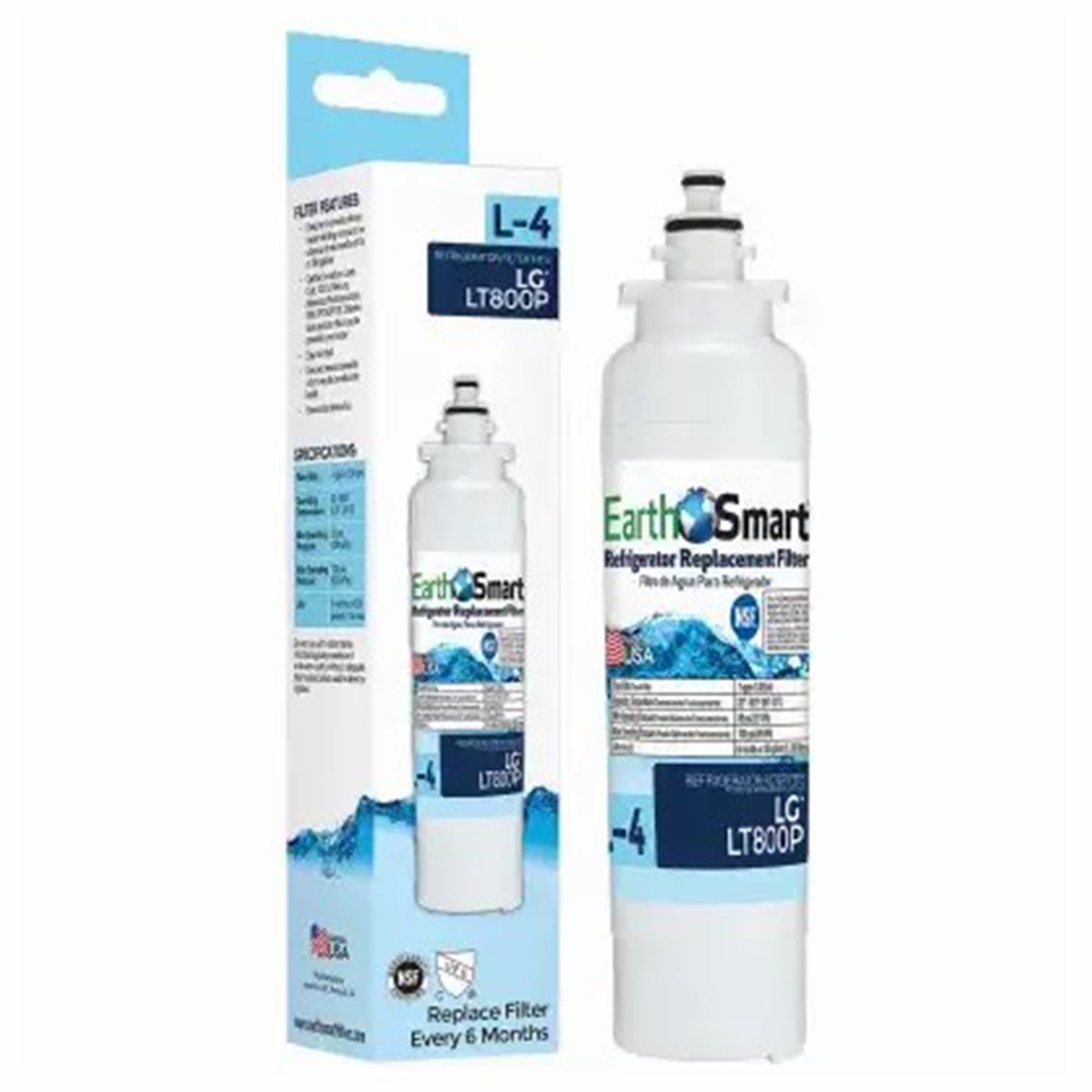 EarthSmart L4 Refrigerator Replacement Filter For LG LT800P