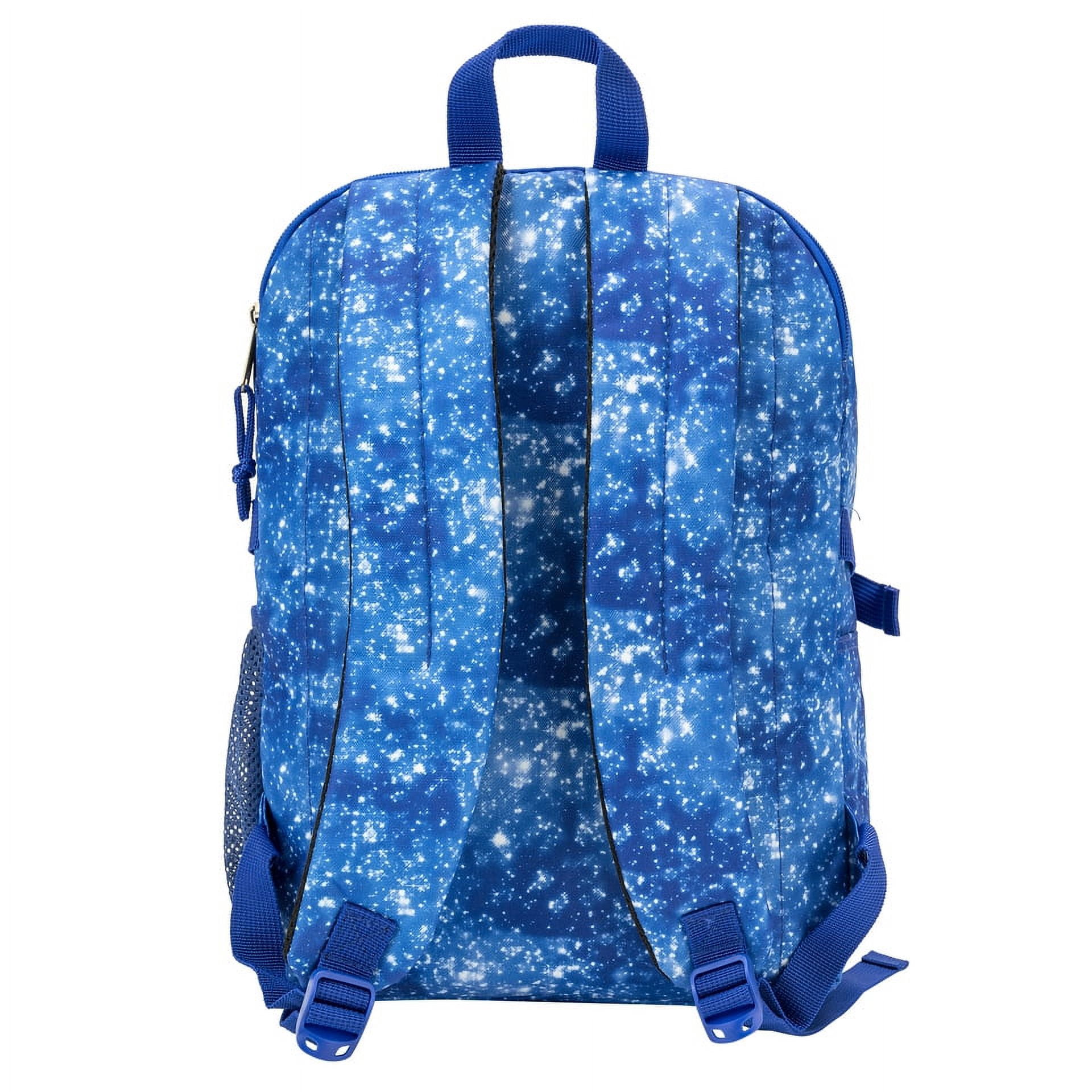 K-Cliffs Multi-Compartment School Backpack w/ Laptop Sleeve, Bottle Holder, and Padded Straps, Unisex, Teen-Adult, Color; Navy