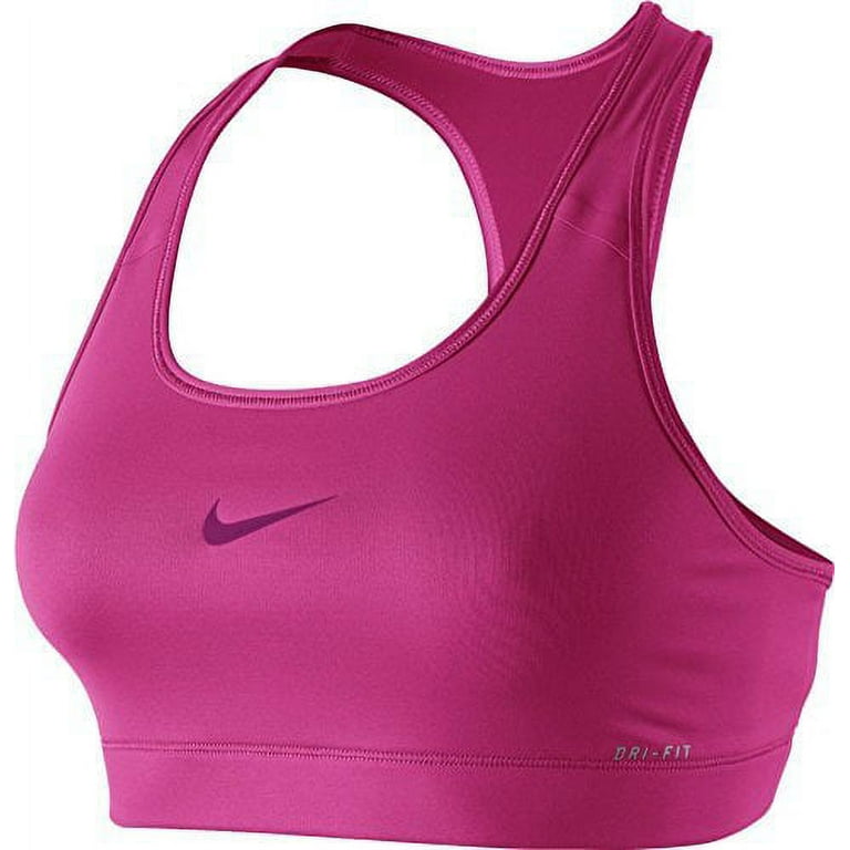 Nike Women's Pro Victory Compression Sports Bra (X-Large, red) 