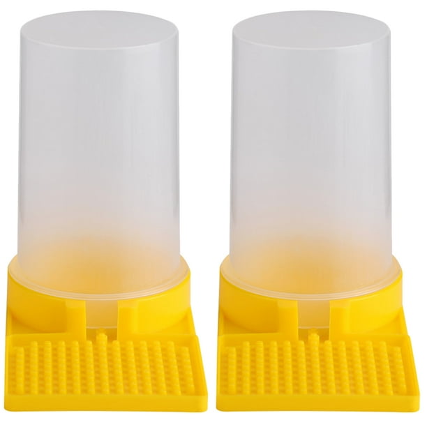 Alimentadores de agua para abejas, dispensador de agua para apicultor, herramientas de riego de colmena, 2 uds.