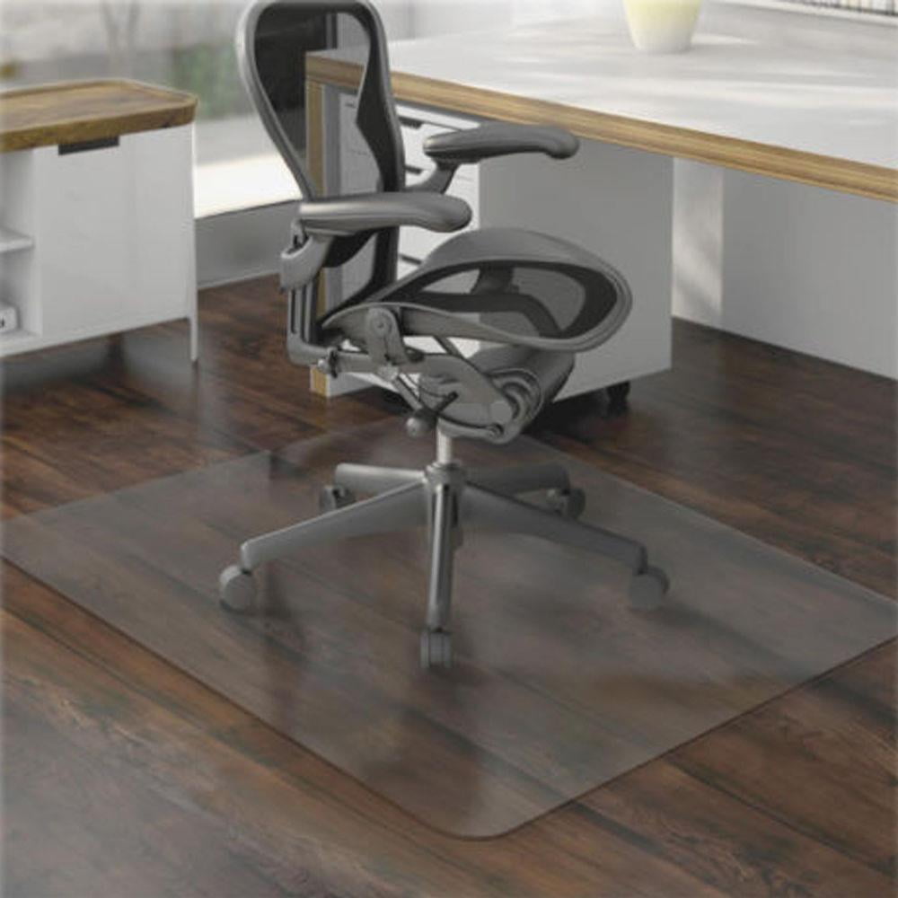 36 x 48 Office Chair Mat for Hardwood Chair Mats for Carpeted Floors Desk Chair Mat Best for Rolling Chair and Computer Desk for Office and Home Non-Curve Chair Mats with Anti-Slip 