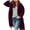 Red, variant on Women Casualwear Outer Layer for Women Winter Open Front Long Cardigan Coat Warm Outerwear Women's Bomber Jacket Casual Coat
