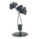 thumbnail image 3 of Candelabro cónico con doble hoja de Ginkgo, candelabro para regalo, candelabro para fiesta, aniversario, Navidad Negro, 3 of 9