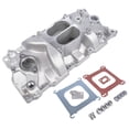 thumbnail image 3 of NEWZQ Dual Plane Intake Manifold for Chevrolet Small Block 4-Barrel Spread Bore V8 1955-1995 1Pc, 3 of 11