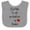 Heather and White, variant on Inktastic Cute Grandpa Boys or Girls Baby Bib
