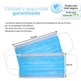 thumbnail image 3 of Cubrebocas Tricapa Termosellado 200 Pzs LINIUM HEALTH BLUE, 3 of 7