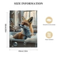 thumbnail image 2 of ONETECH Fox Bathroom Wall Art Cute Fox In Bathtub Bathroom Pictures Wall Decor Wildlife Bathroom Canvas Print Framed Modern Home Bathroom Decorations Artwork For Restroom, 2 of 5
