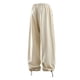 thumbnail image 3 of Pantalones cargo de senderismo para hombre: corte holgado, cintura con cordón, cinturilla elástica; pantalones deportivos informales con bolsillos utilitarios., 3 of 7