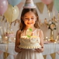 thumbnail image 5 of Number Themed Birthday Candle, 1St Birthday Candle, Daisy Birthday Party Decorations, Cake Decorations, Cute Cartoon Floral Glitter Accent Digital Candle for Kids Spring Student, 5 of 6