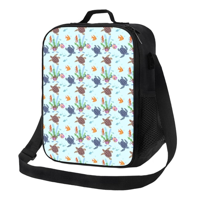 Fotbe Turtle Lonchera Bolsa de Almuerzo para Hombres y Mujeres, Lonchera de Gran Capacidad, Bolsa de Almuerzo Reutilizable, Bolsa Térmica Aislante