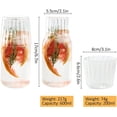 thumbnail image 5 of Juego de jarra de agua y vaso para mesita de noche, decantador de enjuague bucal para baño, juego de jarra de agua de vidrio con vaso, 600ml/20 oz transparente, 5 of 5