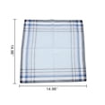 thumbnail image 5 of Harupink 10 Pcs Square Cotton Handkerchief Men's Handkerchiefs Hankie Assorted, 5 of 5