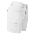 thumbnail image 6 of ZenCart Women Cargo Shorts Casual High Waisted Shorts with Pockets Summer Hiking Shorts Outdoor Outfits for Travel Golf Camping, 6 of 7
