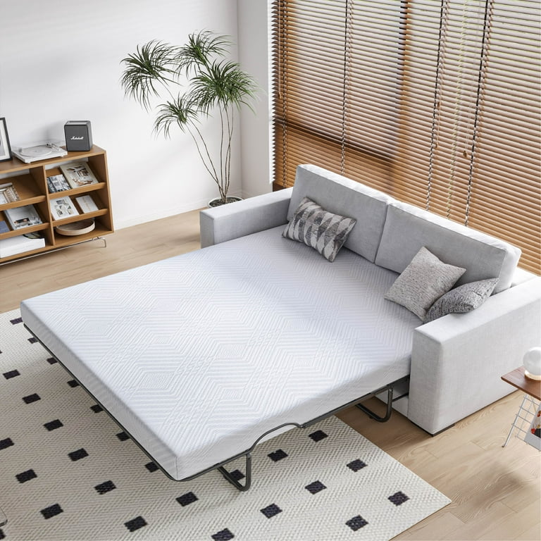 52 x 72 x 4 Hide A Bed Foam Mattress Replacement RV Camper Trailer Sleeper  Sofa
