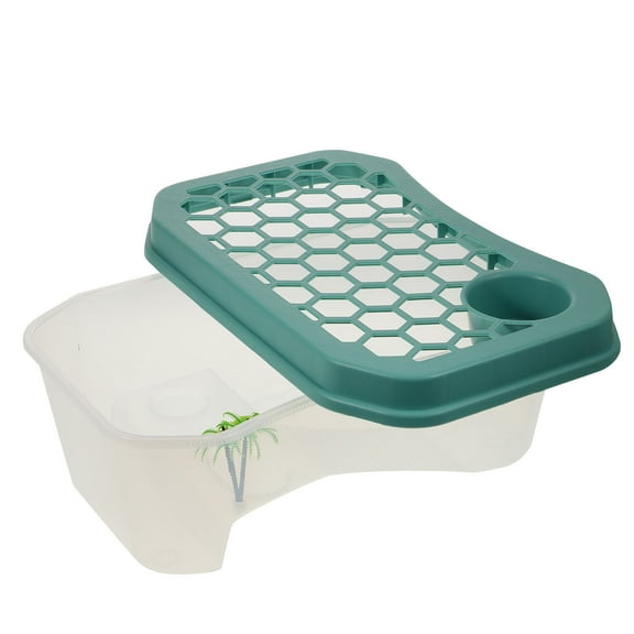 OUNONA 1 Set of Household Turtle Tank Reptile Habitat Tank Plastic Turtle Living Box Turtle Aquarium