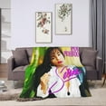 thumbnail image 7 of Selena Quintanilla Throw Flannel Blankets Soft Blanket for Sofa Bed Office Camp Couch Beach Car Decoration Air Conditioning Blanket for All Seasons 80"x60", 7 of 7