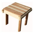 thumbnail image 2 of Home Square 20" Farmhouse Solid Wood Beach Side Table in Natural - Set of 2, 2 of 2