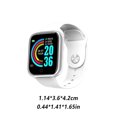 thumbnail image 3 of Inteprter Manténgase activo y elegante reloj inteligente para seguimiento de actividad física Reloj deportivo inteligente digital de amplia Relojes inteligentes Blanco, 3 of 5