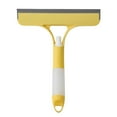 thumbnail image 3 of Yellow Window Cleaning Brush With Sprayer 3-In-1 Glass Scraper Sponge Brush Multi-Function Household Cleaning Tool For Windows Mirrors Car Glass Easy Grip Handle Durable Plastic 10.1 X 8.5, 3 of 4