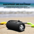 thumbnail image 4 of Altavoz Bluetooth MIATONE impermeable portátil negro, 4 of 7