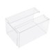thumbnail image 4 of Servilletero transparente rectangular de acrílico transparente, dispensador de servilletas L Borrar, 4 of 9