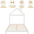 thumbnail image 6 of ENYOPRO Full Bed Frame with House-shaped Headboard, White Platform Bed Frame Full with Strong Wood Support, Hold 300 LBS, Sturdy and Durable, Noise-Free, Easy Assembly, 6 of 10