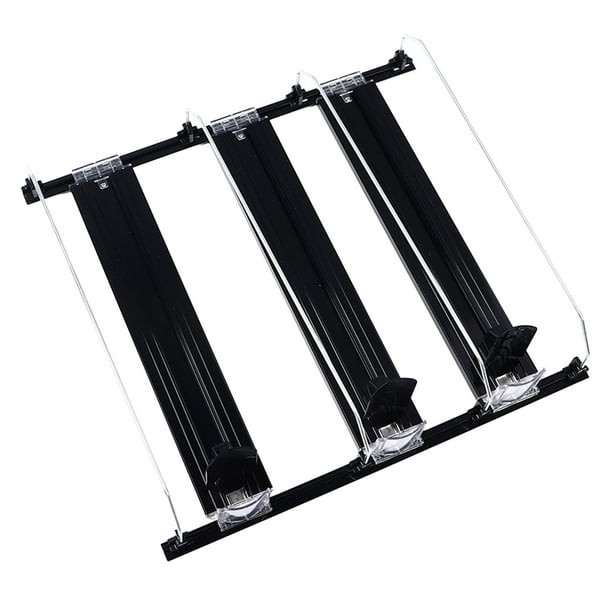 Organizador De Soda De Ancho Ajustable, Organizador De Bebidas De Deslizamiento De Empuje Para El Refrigerador 5 Filas Para El Organizador De Bebidas En Refrigerador