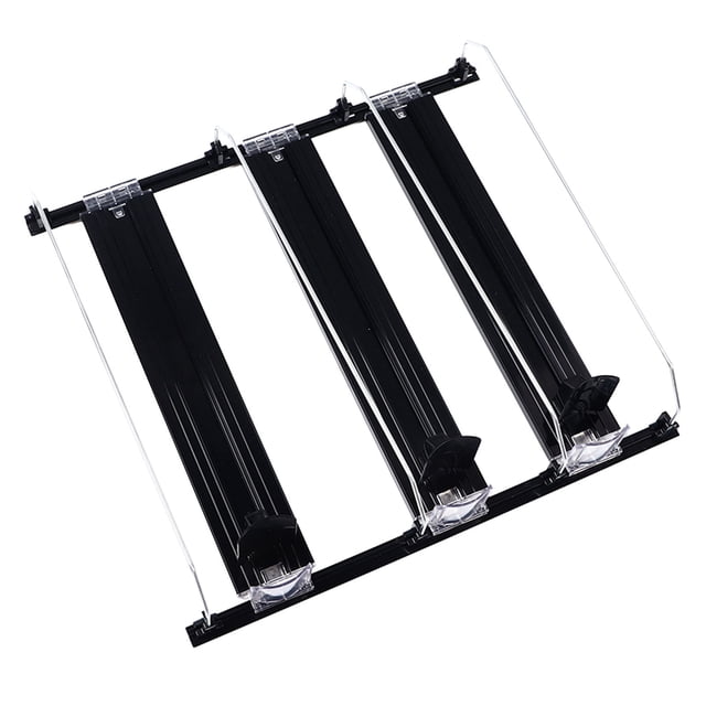 Organizador De Soda De Ancho Ajustable, Organizador De Bebidas De Deslizamiento De Empuje Para El Refrigerador 5 Filas Para El Organizador De Bebidas En Refrigerador