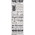 thumbnail image 2 of FAMILY RULES Poster Print by Taylor Greene, 2 of 2