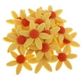 thumbnail image 3 of 20 piezas de espuma para manualidades Eva en apariencia de flor autoadhesivas para de espuma DIY, accesorios para lazos para el cabello Amarillo, 3 of 9