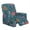 Boho Floral Paisley Print Teal, variant on Renewold Merry Christmas Pink Large Recliner Cover Anti-Slip Recliner Chair Cover 4 Pieces Reclining Seat Cover with Elastic Bottom and Pocket for Pets, Dogs, Cats, Kids