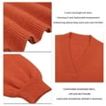 thumbnail image 3 of Vestido De Punto Para Mujer, Mini Vestido De Punto Con Cuello En V, Cómodo, Informal, De Manga Larga Para La Escuela, Para El Trabajo, Para Mujer ANGGREK Otros, 3 of 6