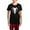 With Red Plaid Pant, variant on CafePress - Funny Tuxedo [Red Bow] Women's Dark Pajamas - Women's Short Sleeve Print T-Shirt and Pants Dark Cotton Pajama Set