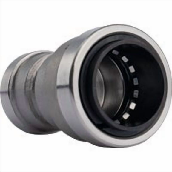 QuickFitting 3/4 In. x 1/2 In. Push-to-Connect Stainless Steel Reducing Coupling