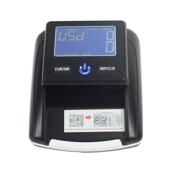 UV LED/LCD Lamp Display Handy Banknote Detector USD/EUR Fake Money Euro Detecting Machine Bill Counter Free Shipping ,Accurate and Fast
