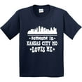 thumbnail image 3 of Inktastic Kansas City Missouri Loves Me Skyline Youth T-Shirt, 3 of 5